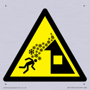 W040 Warning: Roof avalanche